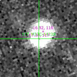 M33C-14239 in filter V on MJD  60612.160