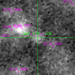 M33C-14430 in filter B on MJD  60342.090