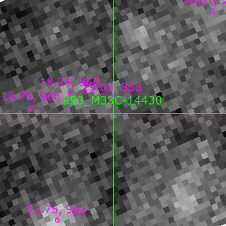 M33C-14430 in filter I on MJD  60506.370