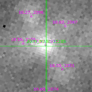 M33C-15235 in filter B on MJD  57634.360