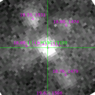 M33C-15235 in filter B on MJD  59056.380