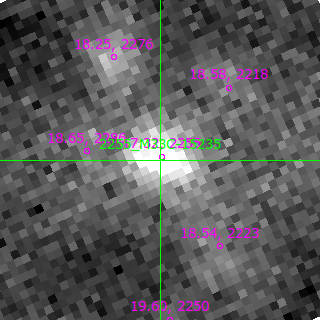M33C-15235 in filter B on MJD  60205.160