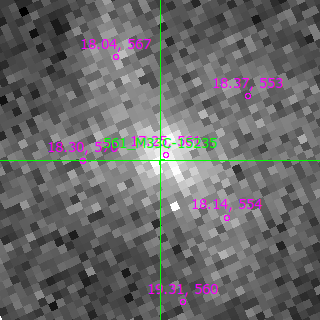 M33C-15235 in filter B on MJD  60227.110