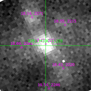 M33C-15235 in filter B on MJD  60262.140