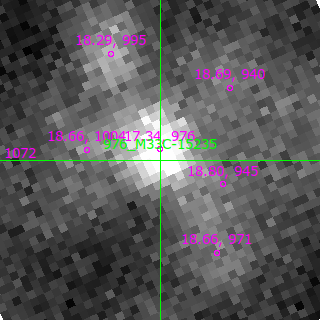 M33C-15235 in filter B on MJD  60290.150