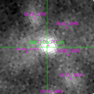 M33C-15235 in filter R on MJD  60261.120