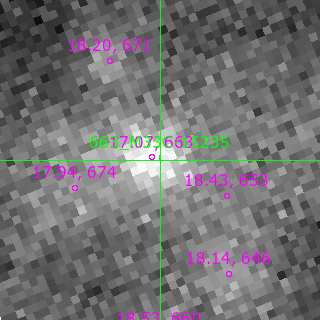M33C-15235 in filter R on MJD  60595.130