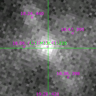 M33C-15235 in filter V on MJD  57687.130