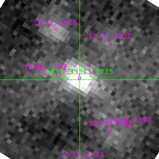 M33C-15235 in filter V on MJD  58317.380