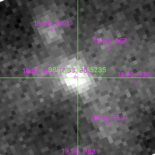 M33C-15235 in filter V on MJD  60290.150