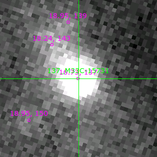 M33C-15731 in filter B on MJD  57401.100