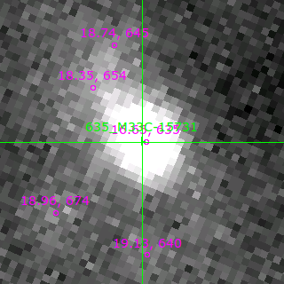 M33C-15731 in filter B on MJD  57964.350