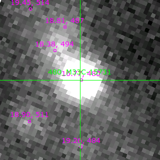 M33C-15731 in filter B on MJD  57964.350