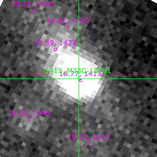 M33C-15731 in filter B on MJD  58103.160