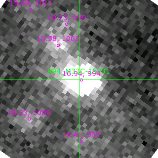 M33C-15731 in filter B on MJD  58341.380