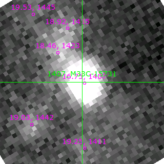 M33C-15731 in filter B on MJD  59056.380