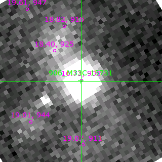 M33C-15731 in filter B on MJD  59161.090