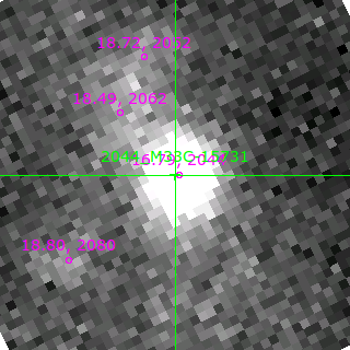M33C-15731 in filter B on MJD  59794.360