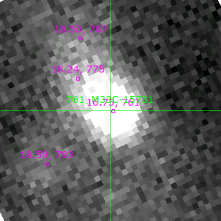 M33C-15731 in filter B on MJD  59854.230