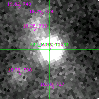M33C-15731 in filter B on MJD  59903.200