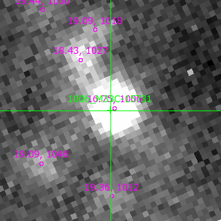 M33C-15731 in filter B on MJD  60172.380