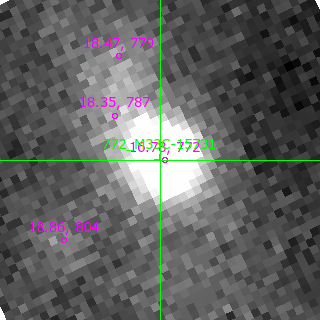 M33C-15731 in filter B on MJD  60262.140