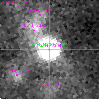 M33C-15731 in filter B on MJD  60342.090
