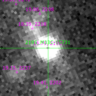M33C-15731 in filter B on MJD  60556.270