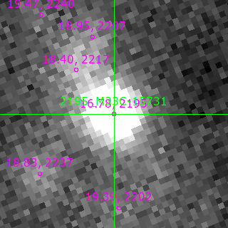 M33C-15731 in filter B on MJD  60612.150