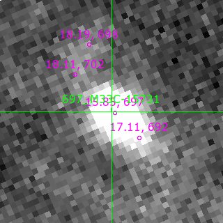 M33C-15731 in filter I on MJD  60506.370