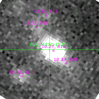 M33C-15731 in filter R on MJD  58317.380