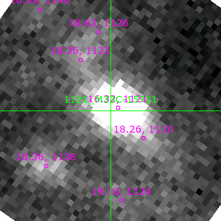 M33C-15731 in filter R on MJD  58342.400
