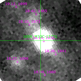 M33C-15731 in filter R on MJD  59056.380