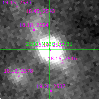 M33C-15731 in filter R on MJD  60533.380