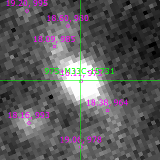 M33C-15731 in filter R on MJD  60564.220