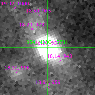 M33C-15731 in filter R on MJD  60612.150