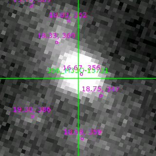 M33C-15731 in filter V on MJD  57634.350