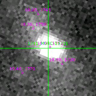 M33C-15731 in filter V on MJD  58043.100