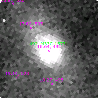 M33C-15731 in filter V on MJD  58073.190