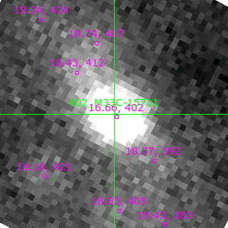 M33C-15731 in filter V on MJD  58103.160