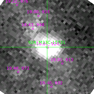 M33C-15731 in filter V on MJD  58341.380