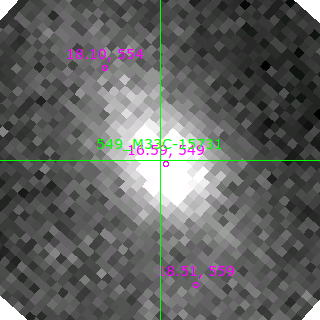 M33C-15731 in filter V on MJD  58403.150