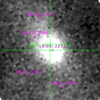 M33C-15731 in filter V on MJD  59854.230