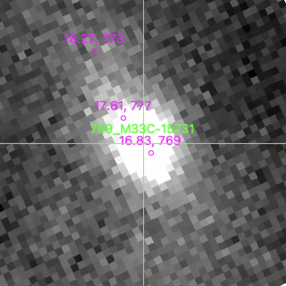 M33C-15731 in filter V on MJD  59879.130