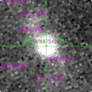M33C-15731 in filter V on MJD  60506.370