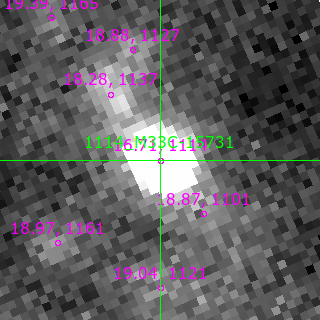 M33C-15731 in filter V on MJD  60529.370