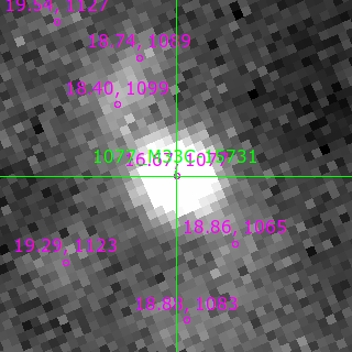 M33C-15731 in filter V on MJD  60556.270