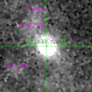 M33C-15731 in filter V on MJD  60595.130