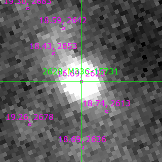 M33C-15731 in filter V on MJD  60612.150