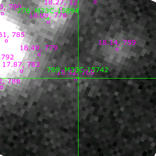 M33C-15742 in filter B on MJD  57988.410